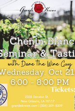 Chenin Blanc Seminar & Tasting October 21st 600-800PM