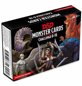 Wizards of the Coast D&D Monster Cards Challenge 6-16