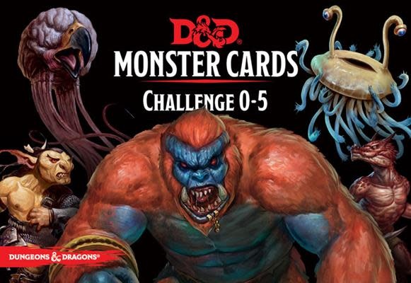 D&amp;D Monster Cards Challenge 0-5 - The Comic Shop