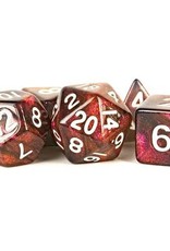 Metallic Dice Games Poly Dice Set Stardust: Supervolcano