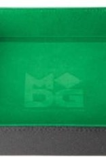 Metallic Dice Games Folding Dice Tray Green Velvet