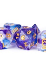 Metallic Dice Games Poly Dice Set Unicorn: Midnight Fantasy