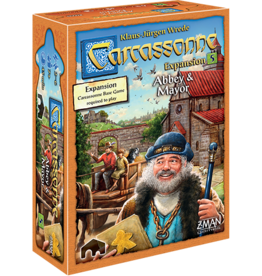 Z-Man Games Carcassonne Exp 5 Abbey & Mayor