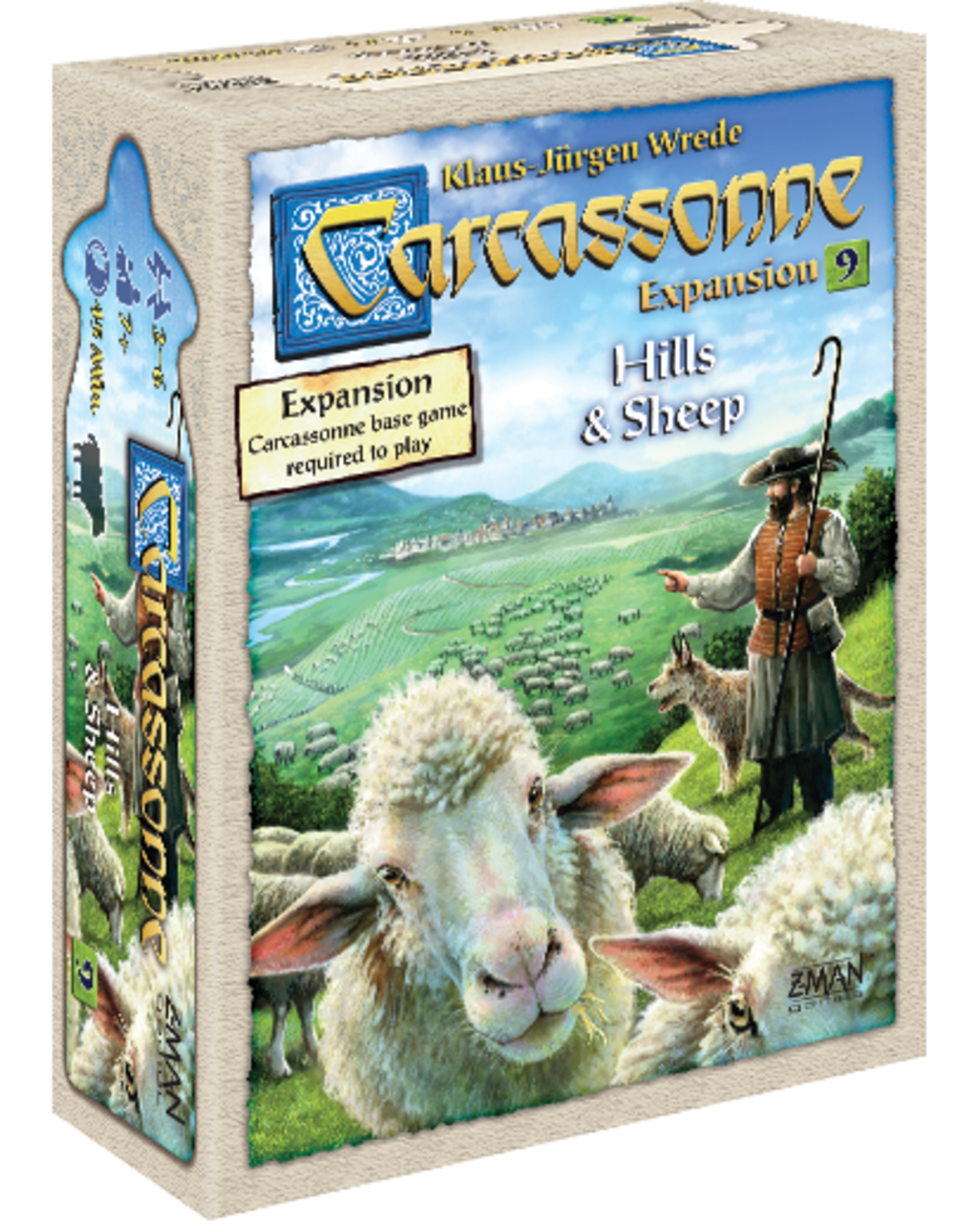 Z-Man Games Carcassonne Exp 9 Hills & Sheep