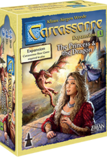 Z-Man Games Carcassonne Exp 3 The Princess & The Dragon
