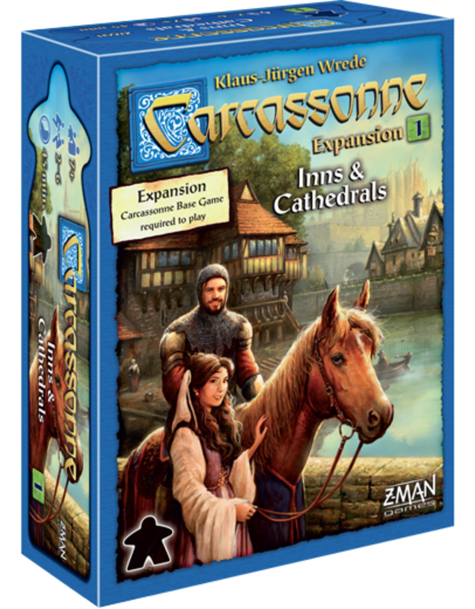 Z-Man Games Carcassonne Exp 1 Inns & Cathedrals