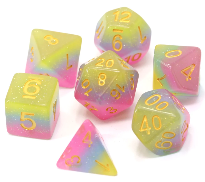 Poly Dice Set Candyland The Comic Shop