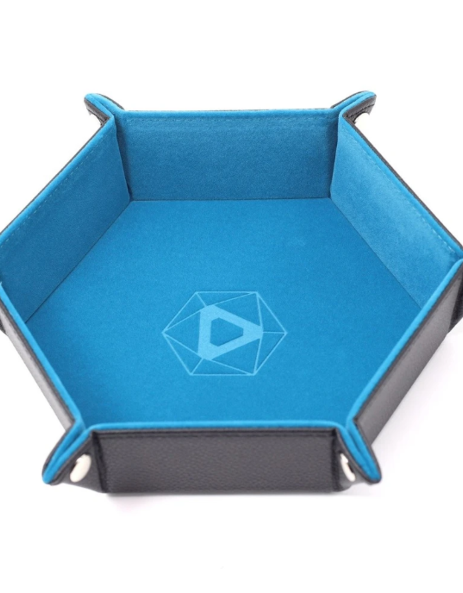 Die Hard Dice Folding Hex Tray Teal Velvet