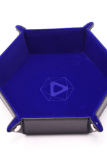 Die Hard Dice Folding Hex Tray Blue Velvet