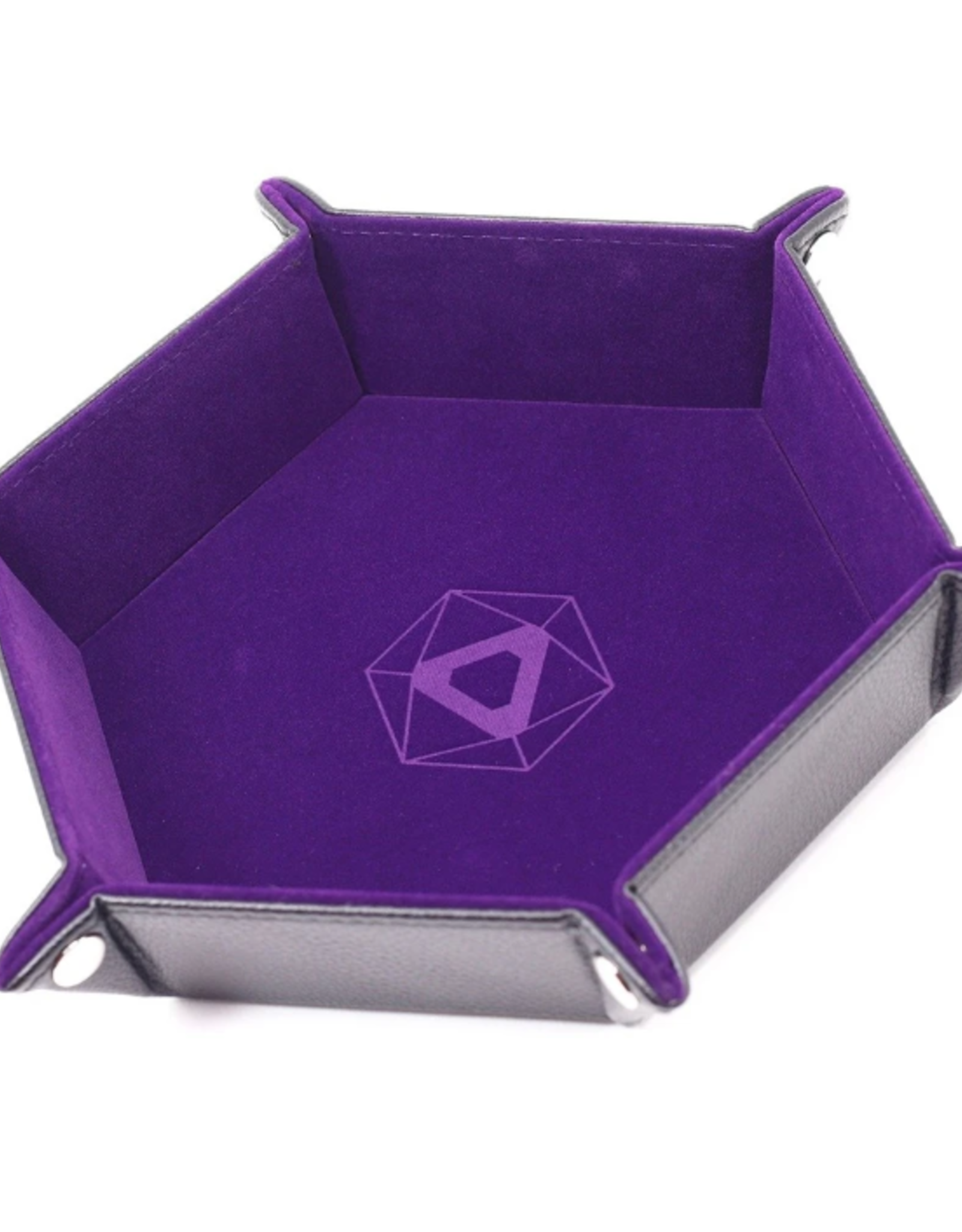 Die Hard Dice Folding Hex Tray Purple Velvet