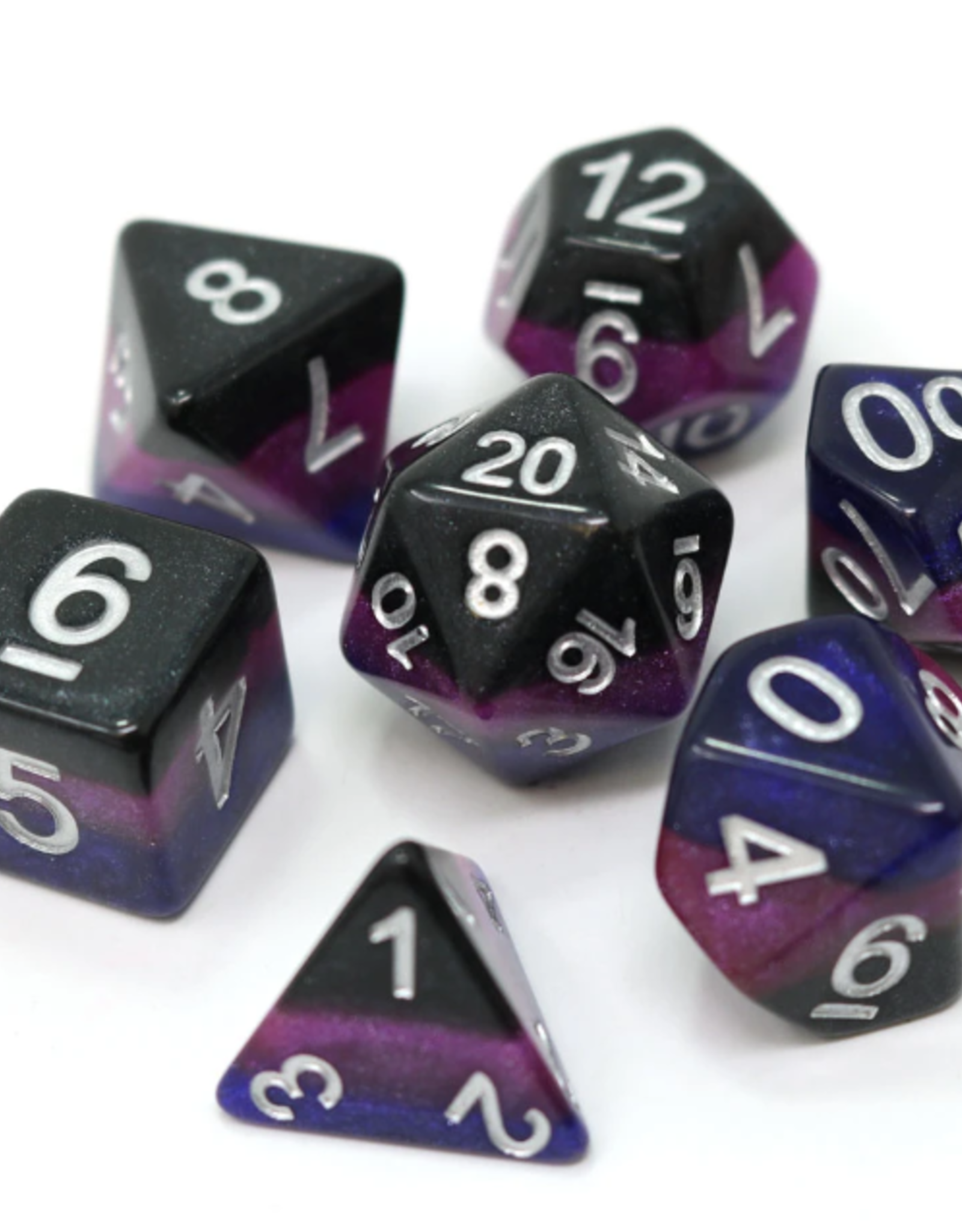 Die Hard Dice Poly Dice Set Midnight Galaxy