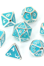 Die Hard Dice 7 Metal Dice Set AfterDark Neon Rain