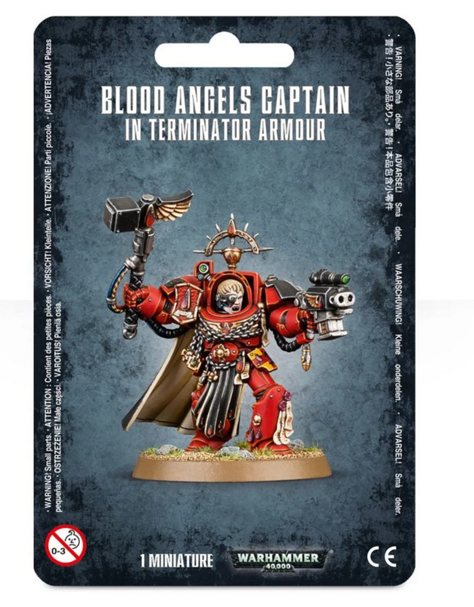 Games Workshop SM: Blood Angels Captain in Terminator Armor