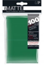 Ultra PRO 100ct Pro Matte Green Sleeves