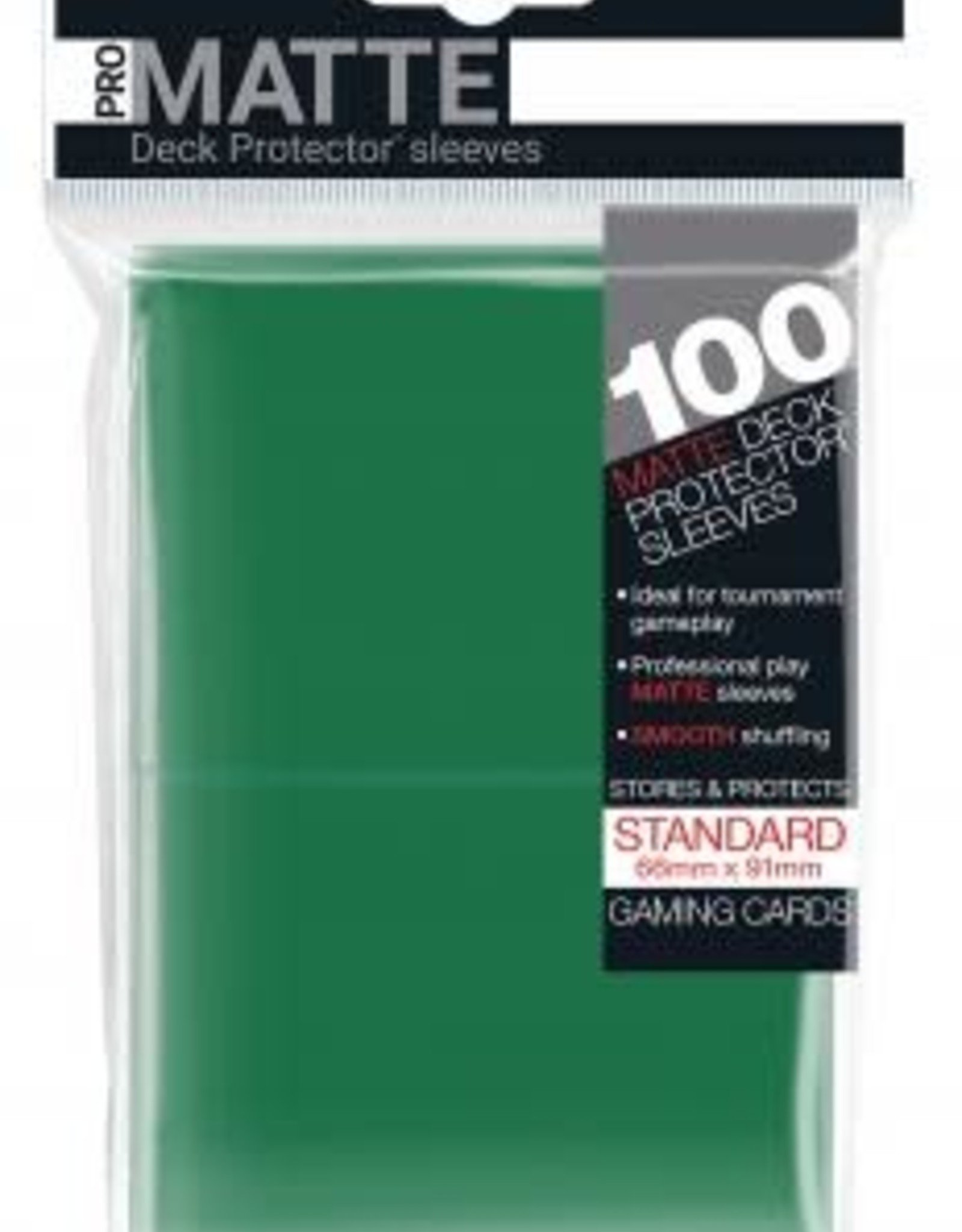 Ultra PRO 100ct Pro Matte Green Sleeves