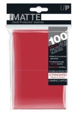 Ultra PRO 100ct Pro Matte Red Sleeves