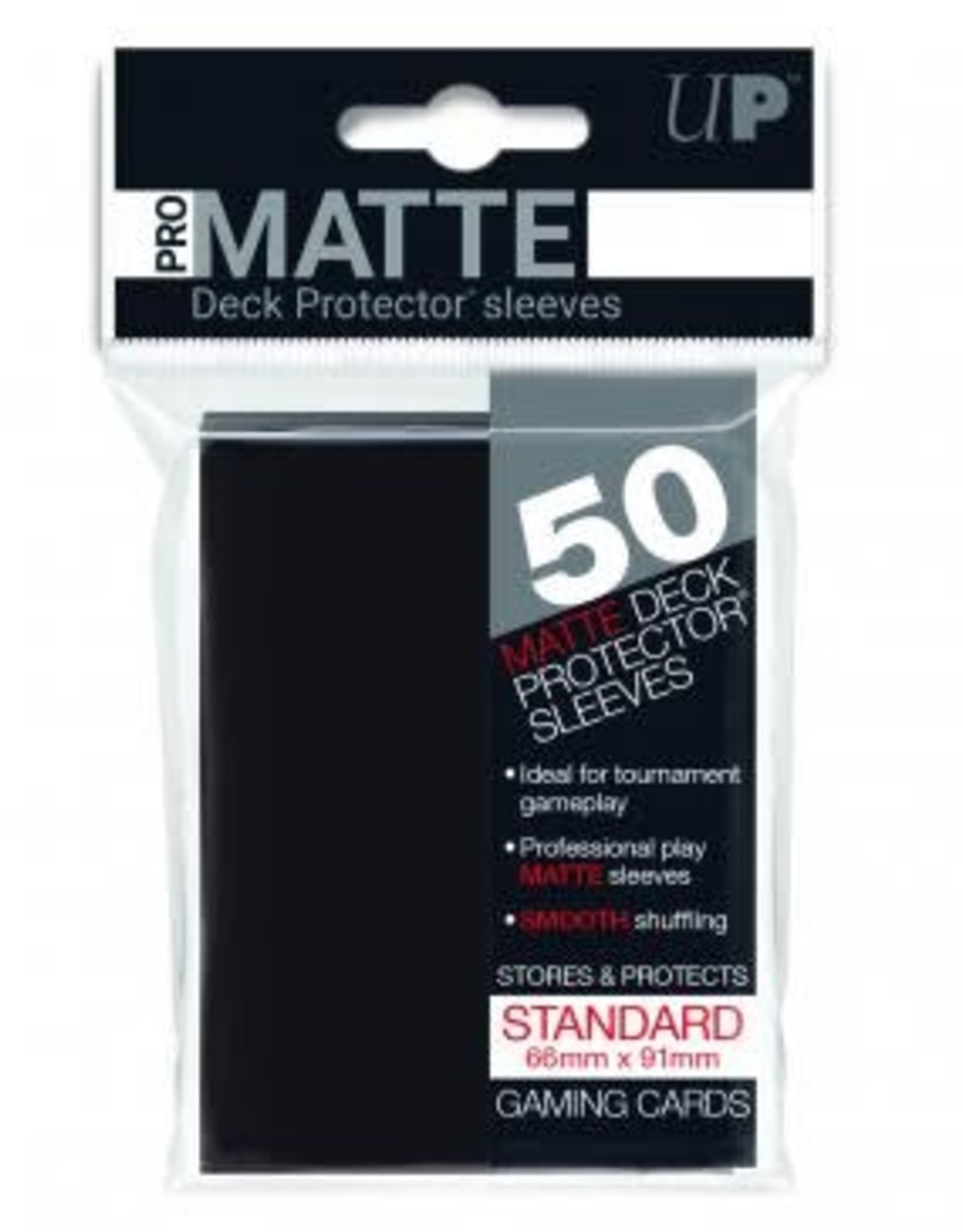 Ultra PRO 50ct Pro Matte Black Sleeves