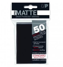 Ultra PRO 50ct Pro Matte Black Sleeves
