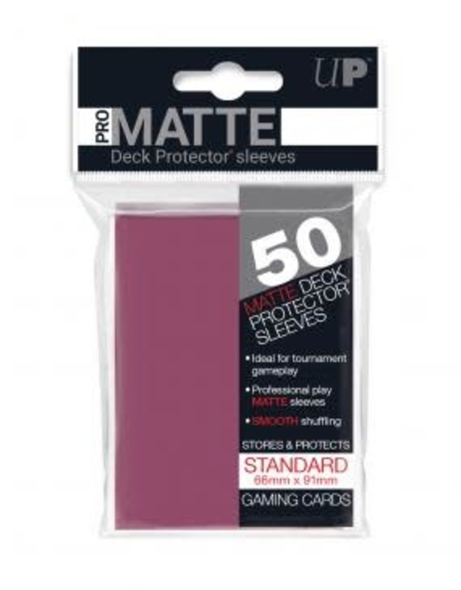 Ultra PRO 50ct Pro Matte Blackberry Sleeves