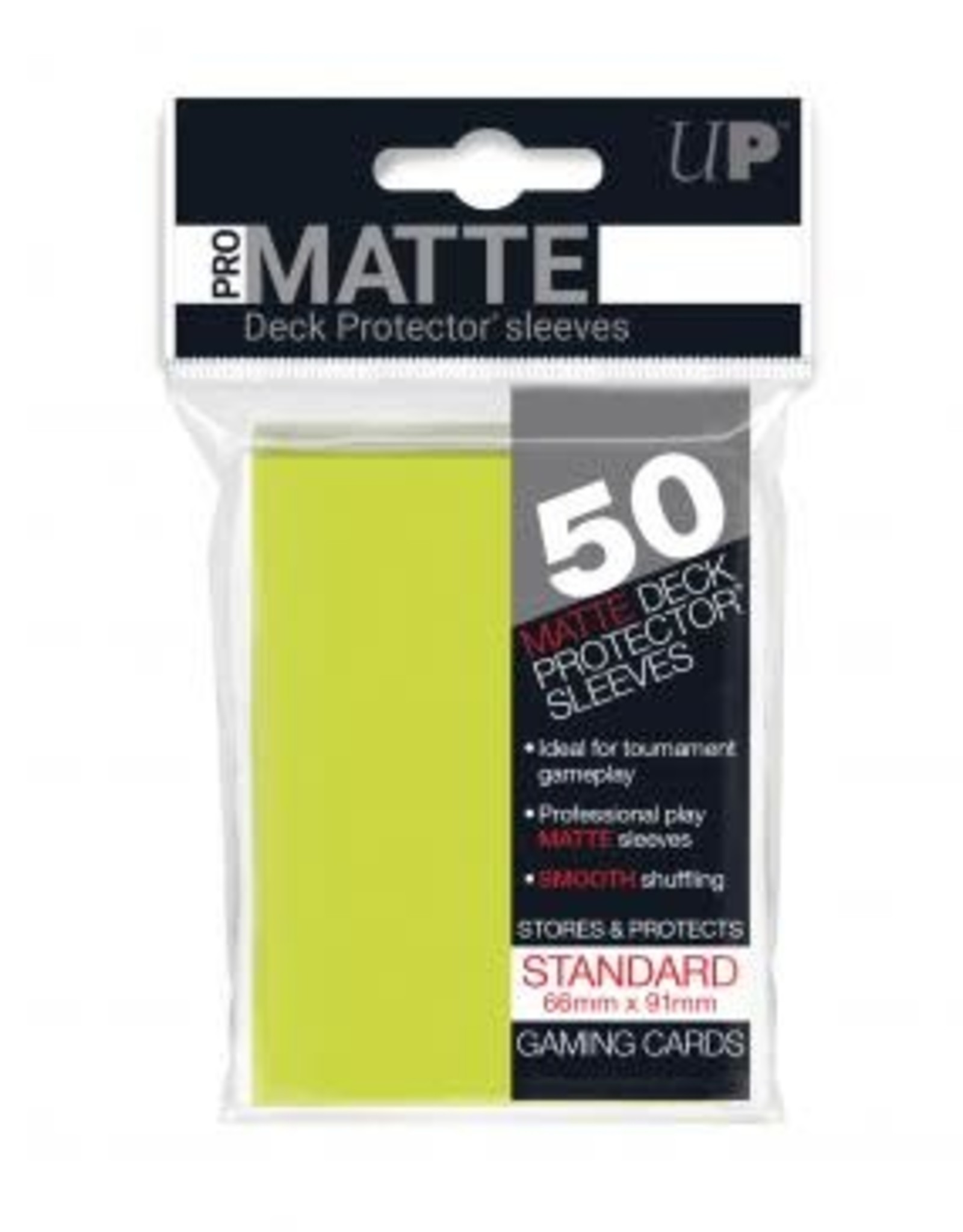 Ultra PRO 50ct Pro Matte Bright Yellow Sleeves