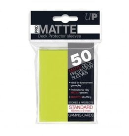 Ultra PRO 50ct Pro Matte Bright Yellow Sleeves