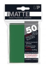 Ultra PRO 50ct Pro Matte Green Sleeves