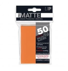 Ultra PRO 50ct Pro Matte Orange Sleeves