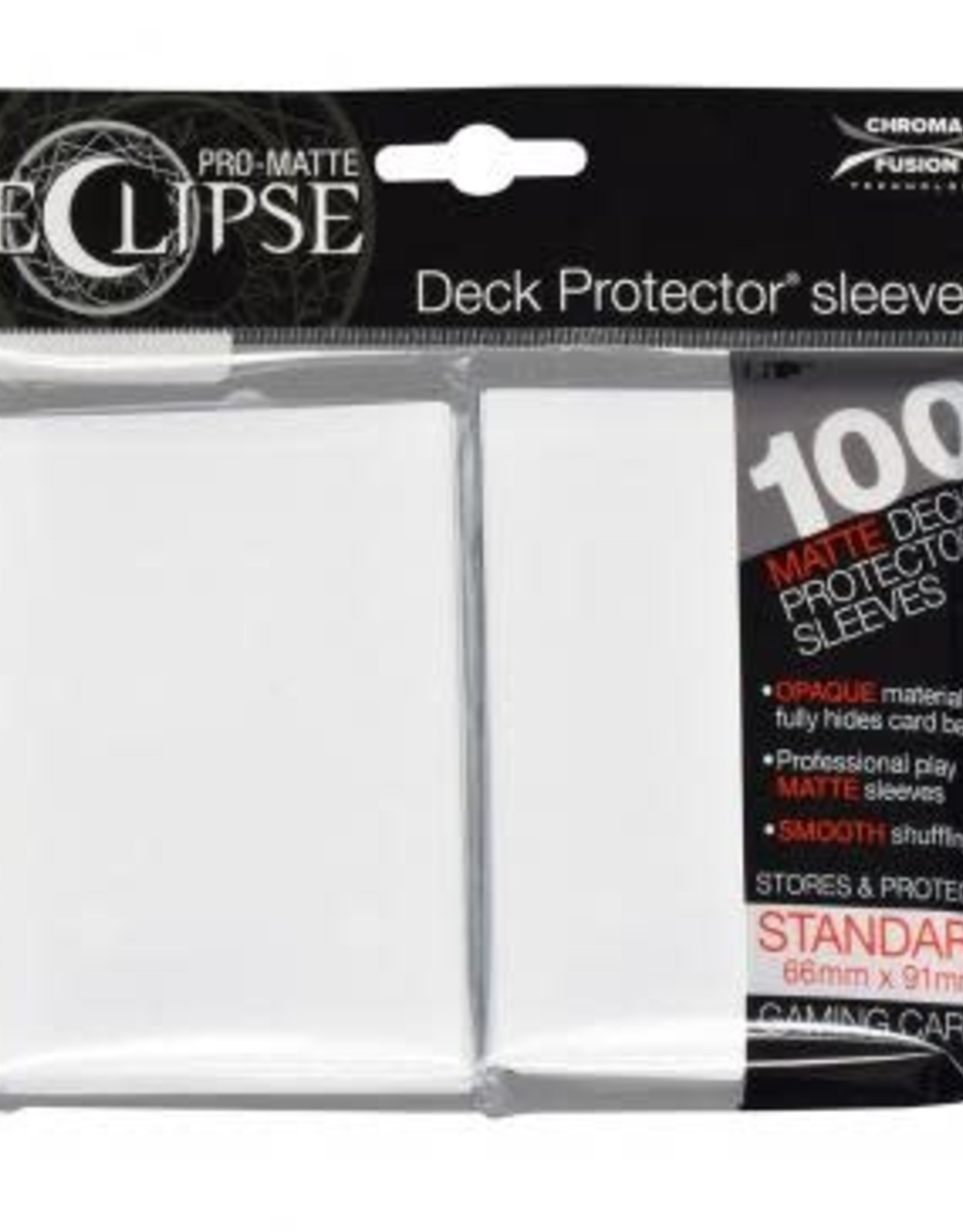Ultra PRO PRO-Matte Eclipse Arctic White 100ct Sleeves