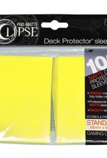 Ultra PRO PRO-Matte Eclipse Lemon Yellow 100ct Sleeves