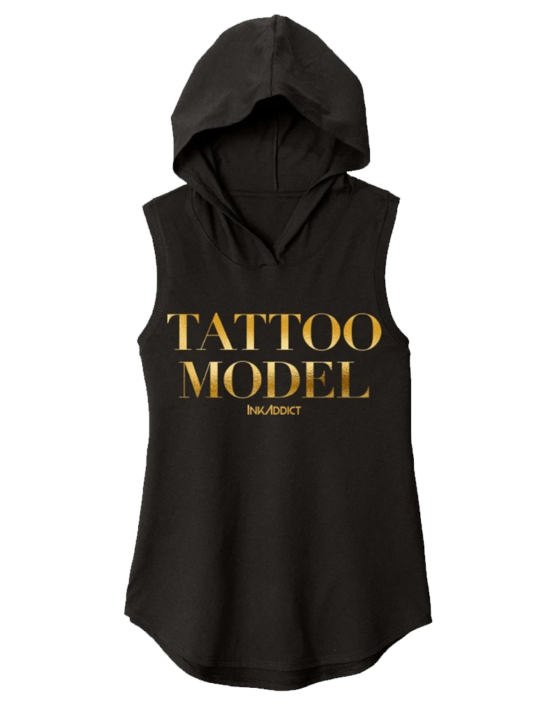 INK ADDICT Tattoo Model Hoodie Tank