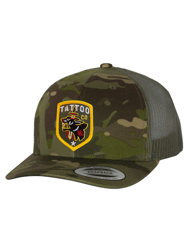 H&H TATTOO Militia Snapback Hat