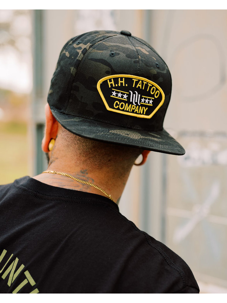 H&H TATTOO Star Badge Snapback Hat