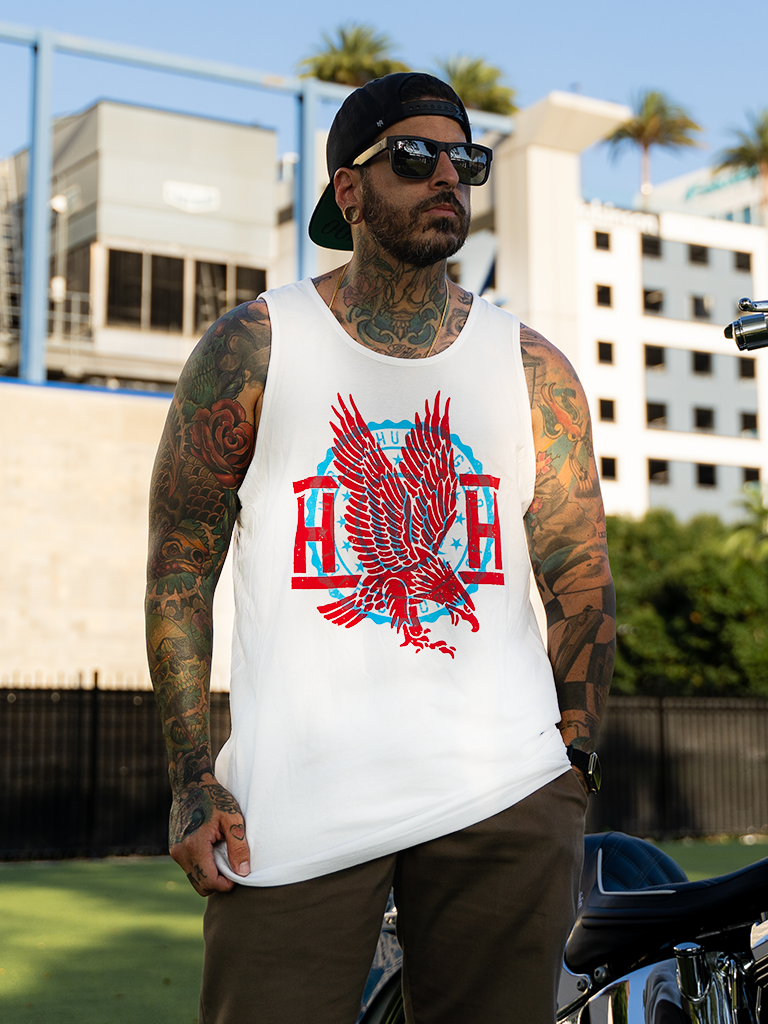 H&H TATTOO Free Bird Mens Tank