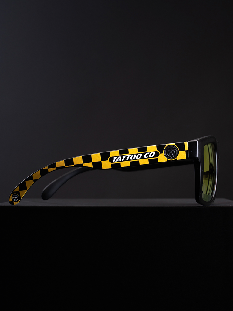 H&H TATTOO HH Vise Taxi Sunglasses Tropic Lens