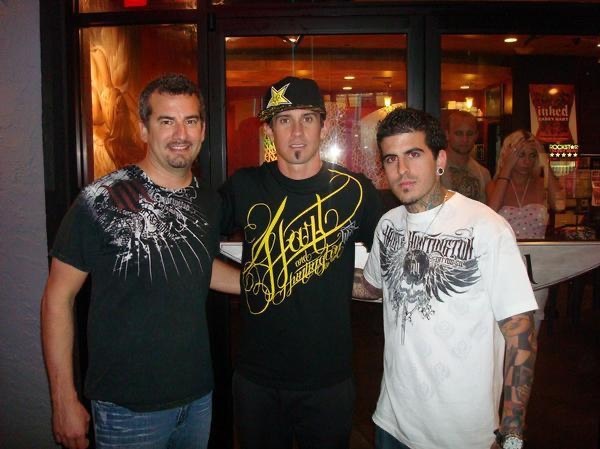 Stephen, Chris, and Carey Hart