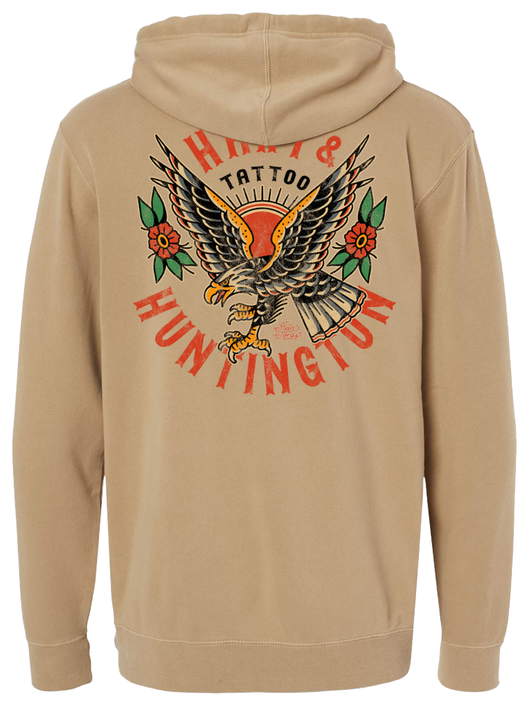 H&H TATTOO Eagle Pullover Hoodie