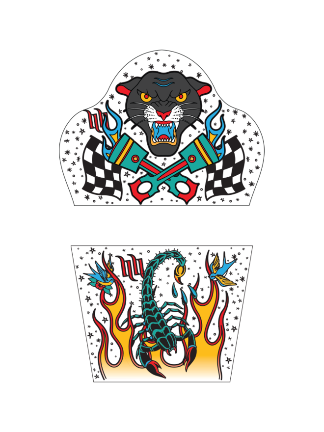 Temporary Tattoos - Hart & Huntington Tattoo Co.