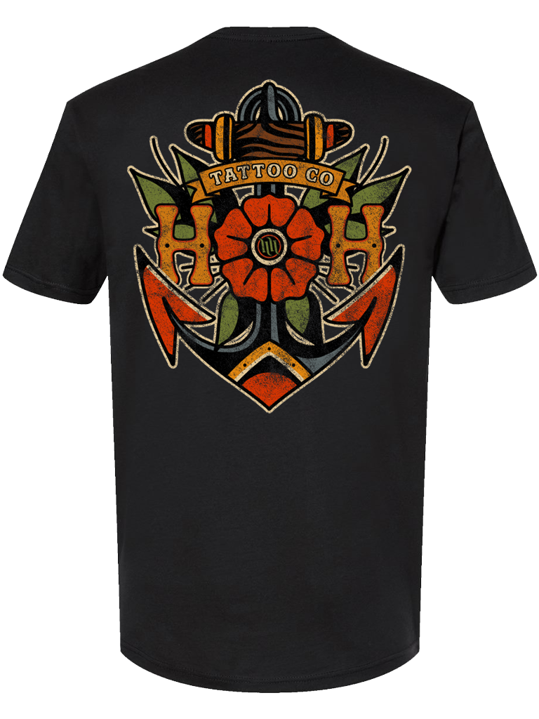 H&H TATTOO Mudhook Mens Tee