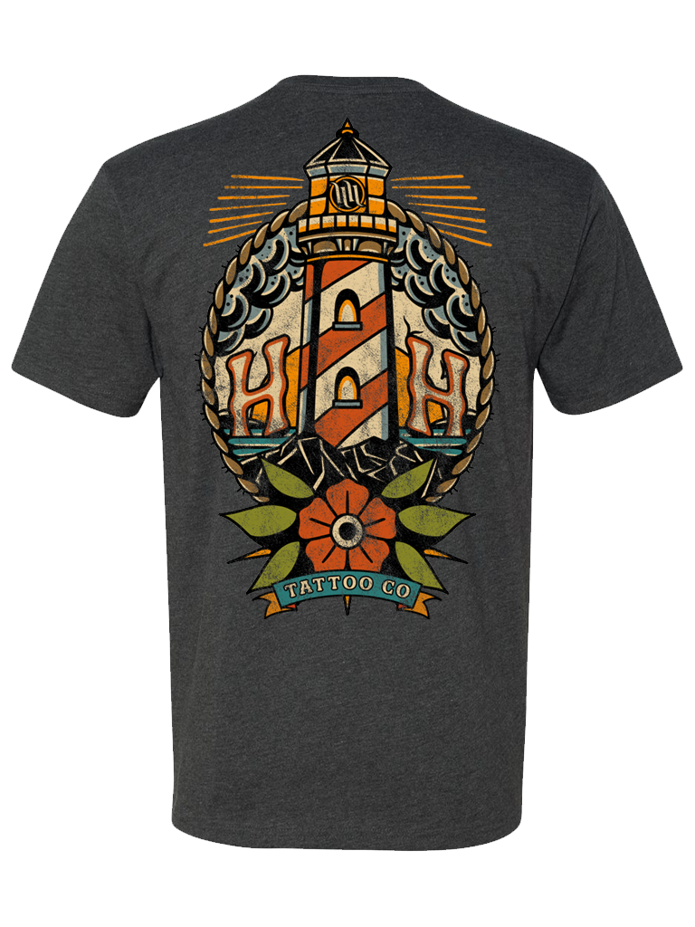 H&H TATTOO Beacon Mens Tee