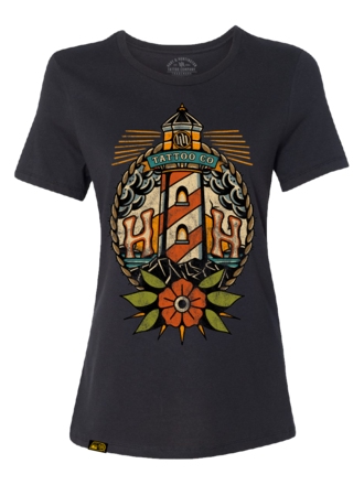 H&H TATTOO Beacon Womens Tee
