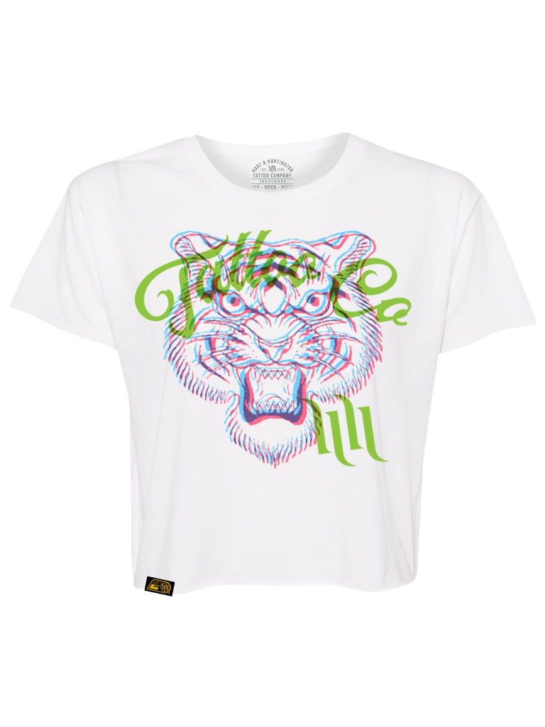 H&H TATTOO Tigress Crop Tee