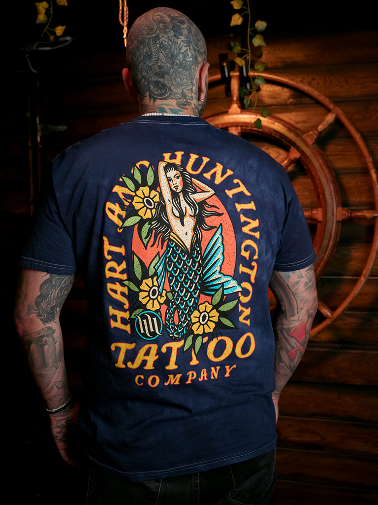 H&H TATTOO Siren Mens Tee