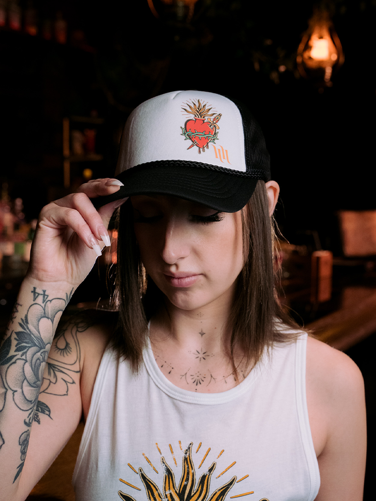 H&H TATTOO Hartache Mesh Trucker Hat