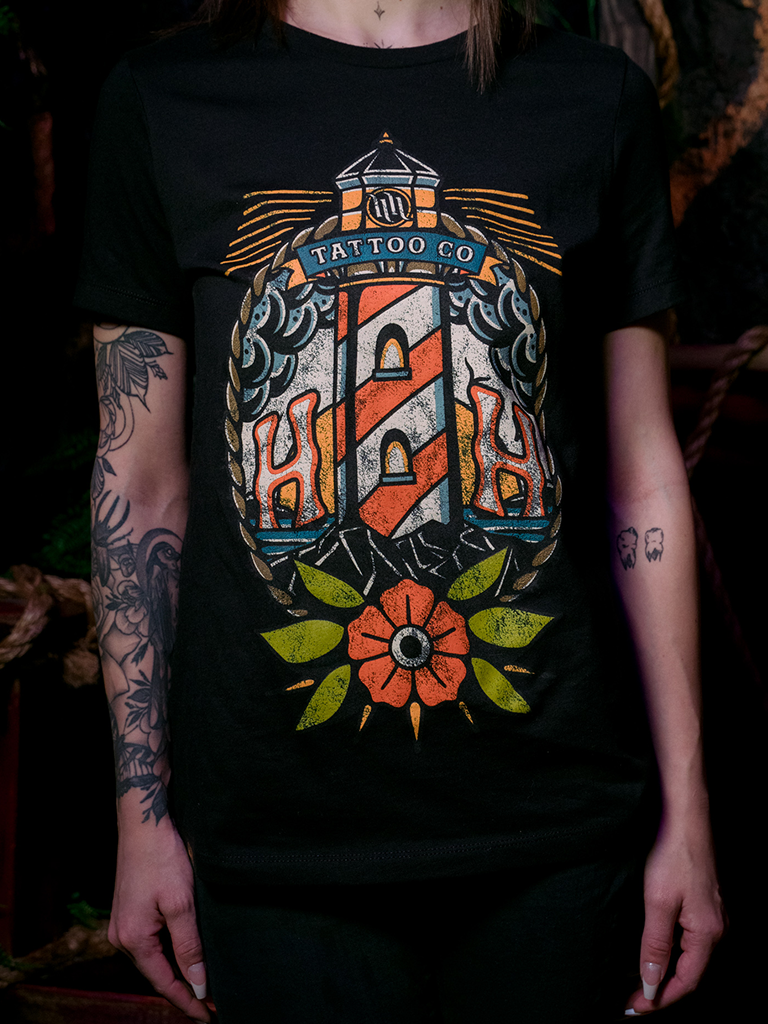 H&H TATTOO Beacon Womens Tee