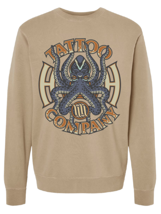 H&H TATTOO Octopod Crew Fleece