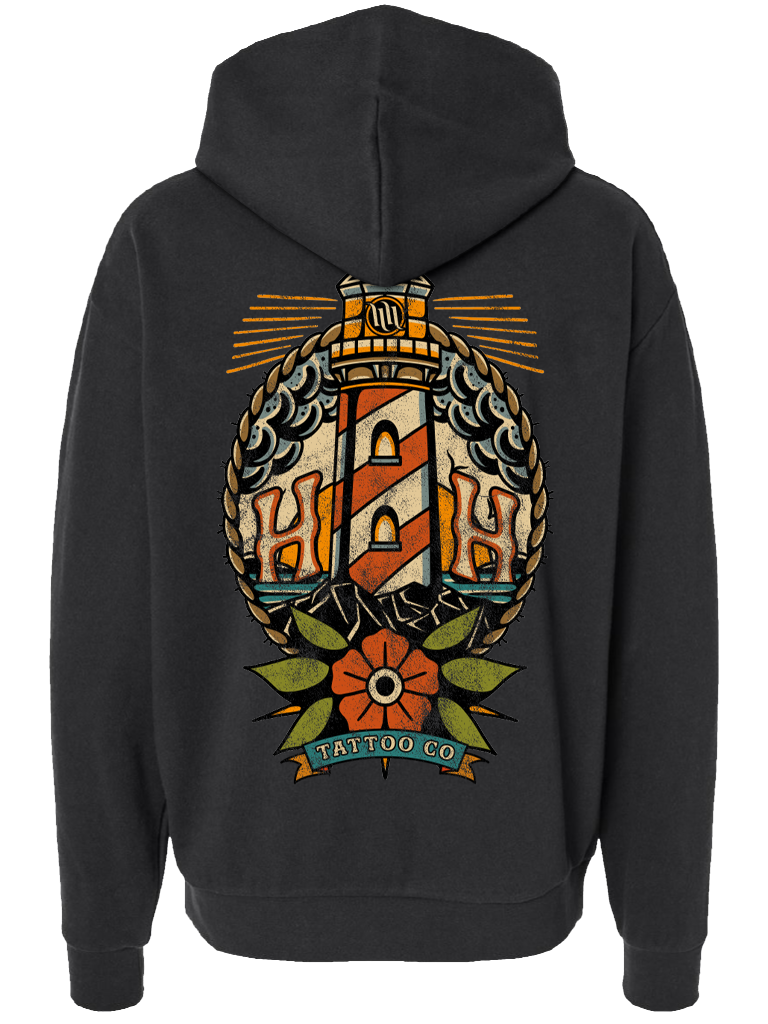 H&H TATTOO Signal Pullover Hood