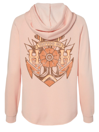 H&H TATTOO Anchored Women Zip Hood