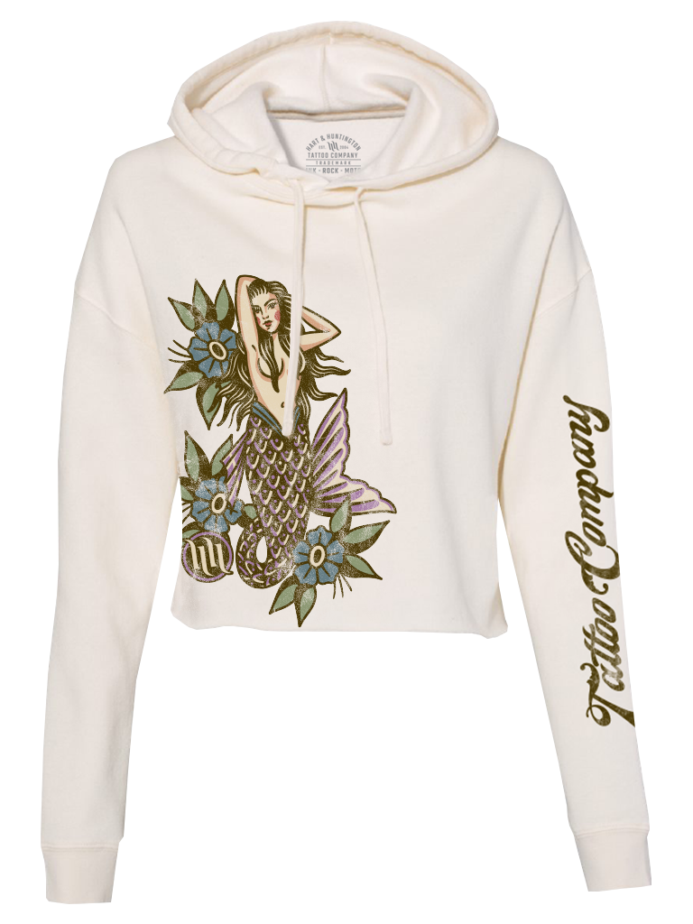 H&H TATTOO Sea Maid Crop Hood