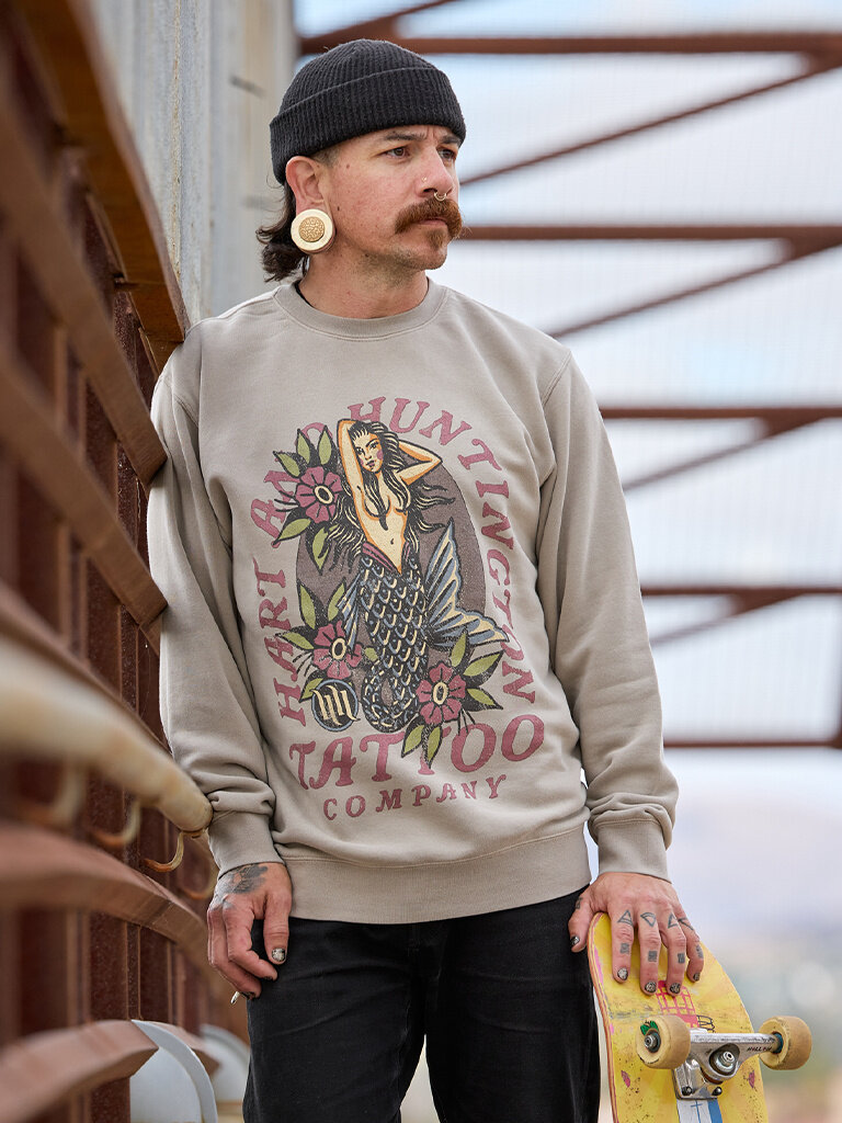 H&H TATTOO Sea Maid Crew Fleece