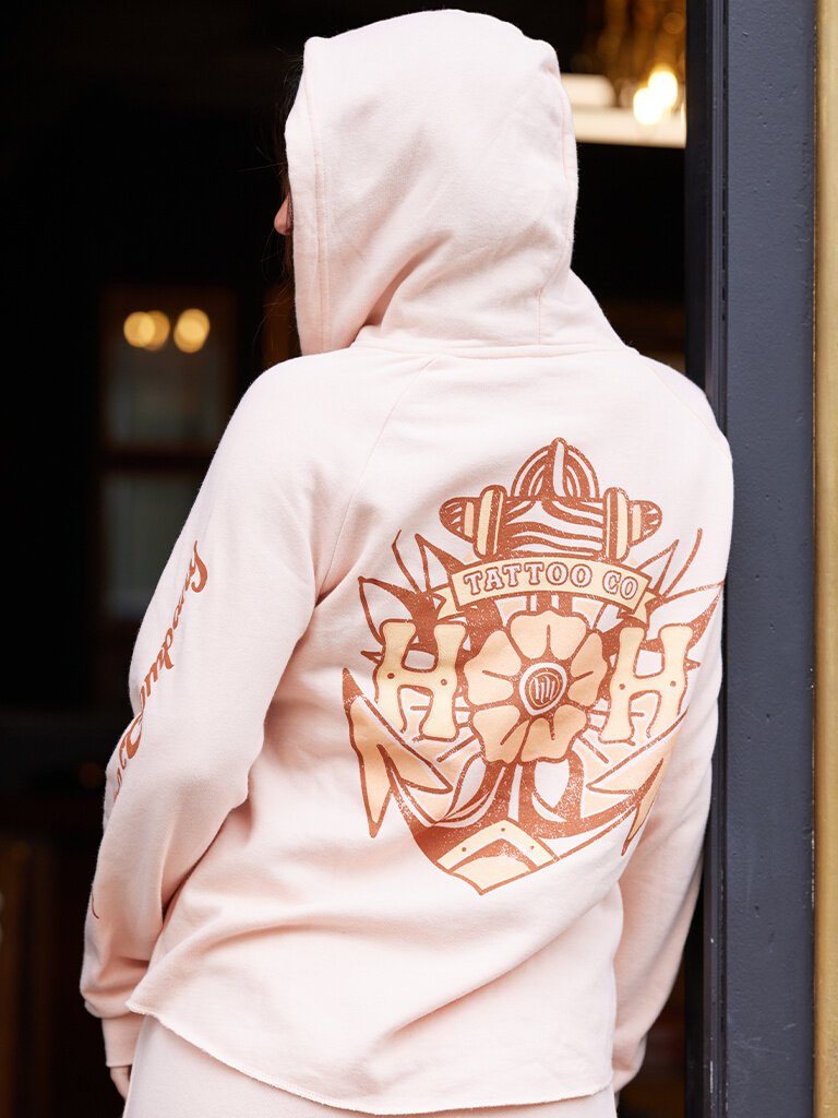 H&H TATTOO Anchored Women Zip Hood